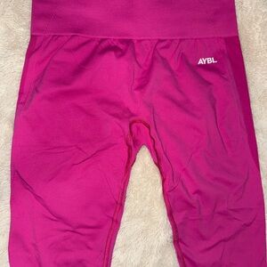 AYBL pink Empower Seamless Leggings